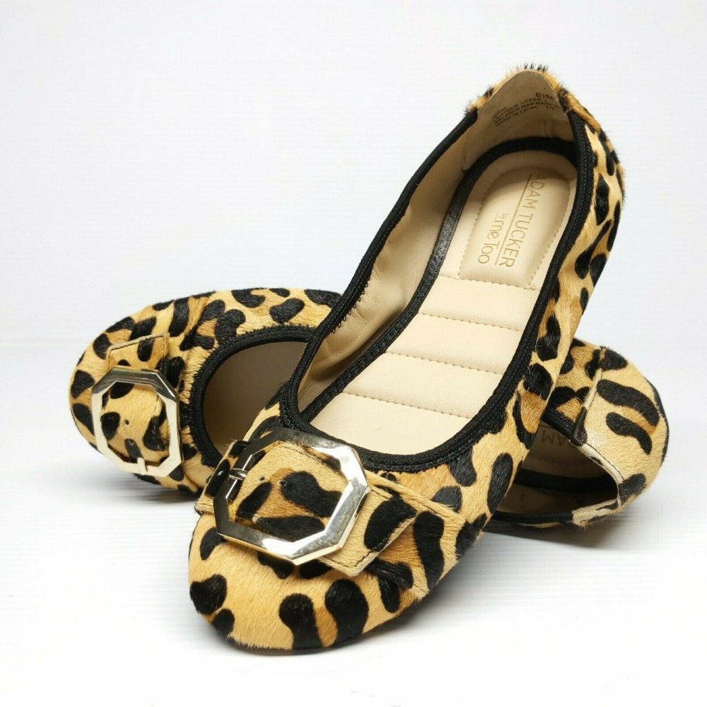 Adam Tucker by Me Too Nicki Leopard Ballet Flats